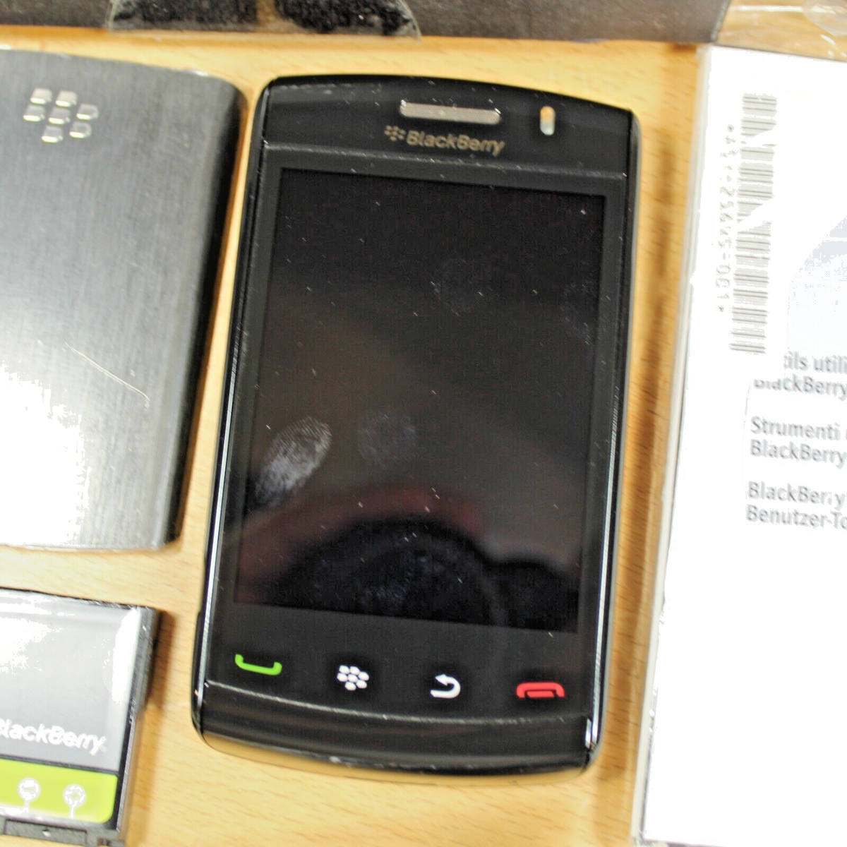 Vintage Blackberry Storm 2 9520 Vodafone Smartphone Black 2009 In
