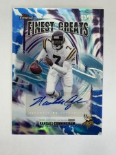 Topps Finest 2025 Finest Greats Randall Cunningham Auto /99 Vikings FGA-RC