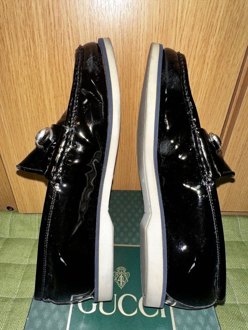 GUCCI Women's Loafers Horsebit Leather Black EU36/US6 113295c thumbnail 22