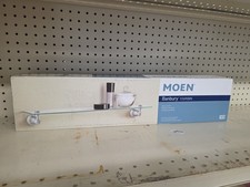 Moen Y2690BN Banbury 22.75 in. W Glass Shelf in Brushed Nickel