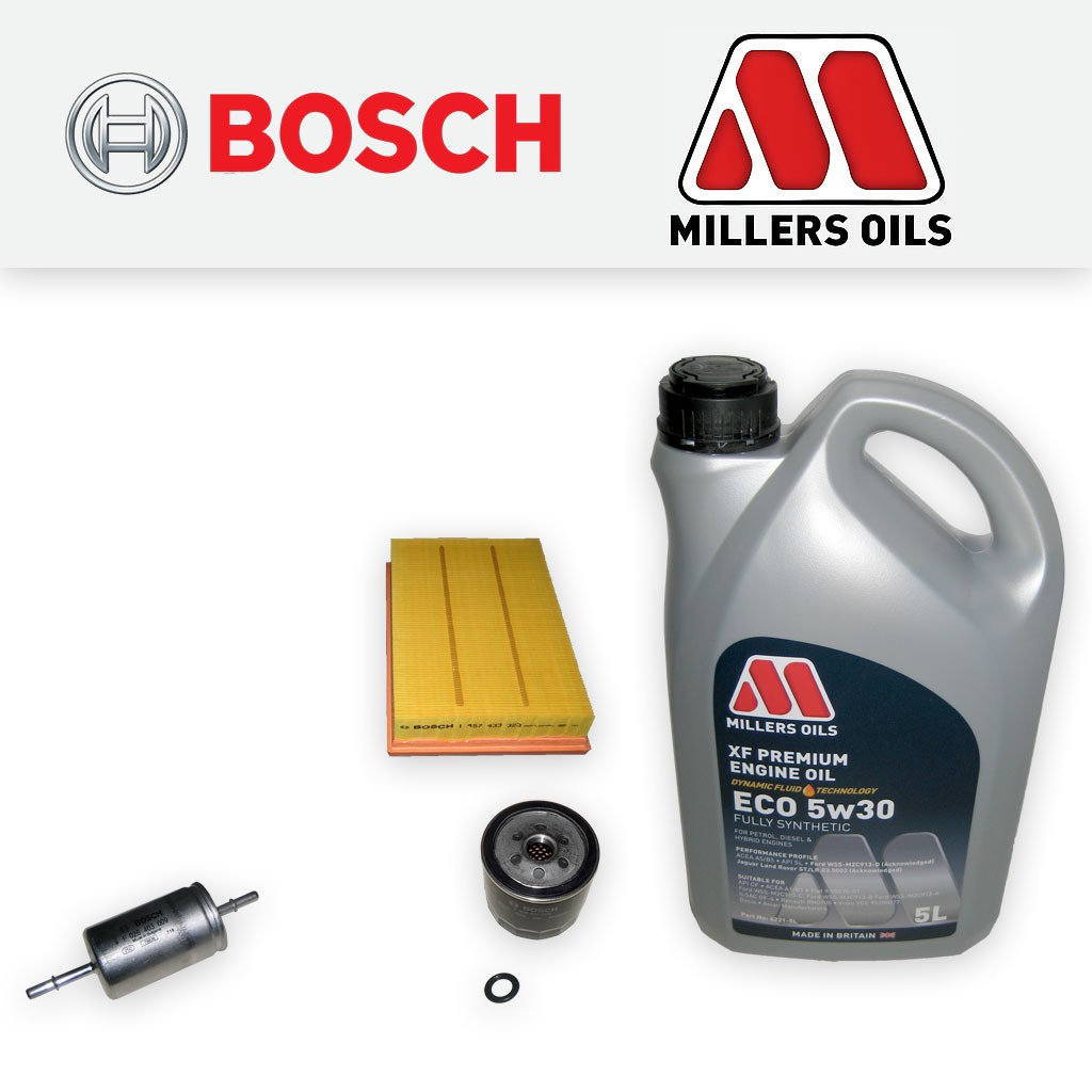SERVICE KIT for VOLVO C30 1.6 OIL AIR FUEL FILTERS +ECO OIL (2006-2007)