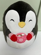 Luna the Christmas Penguin 2025 Squishmallows Release Hot Cocoa 16 inch NEW