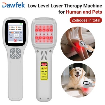 Dawfek 2.5W Low Level Laser Therapy LLLT Device for Pain 650nm 808nm 905nm 980nm