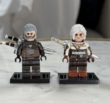 Lego The Witcher Geralt Of Rivia and Ciri Cus...