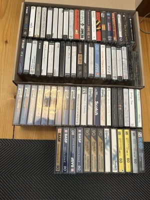 kassette tape mc cassetten Konvolt ca. 70 Stück - BASF - maxell - TDK - Sony