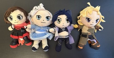 Seltene RWBY Plüschpuppen Ruby Rose, Weiss Schnee, Blake Belladonna, Yang Xiao Long