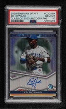 2020 Bowman Draft Class of 36/250 Ed Howard #C20A-EH PSA 10 GEM MT Auto 0vd2
