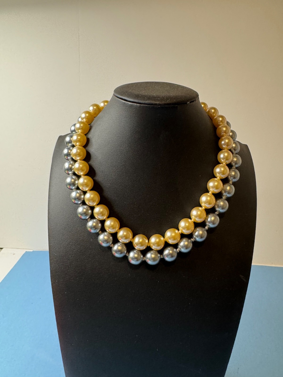 Vintage KJL Kenneth Jay Lane Multi Color Faux Pea… - image 5