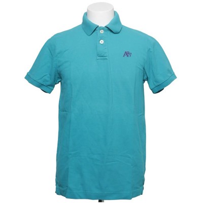 Aéropostale, Poloshirt, Größe: M, Blau, Baumwolle, Einfarbig, Herren #YBF