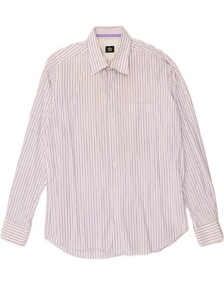 ROCCOBAROCCO Herren Hemd Größe 17 43 XL lila gestreift AP10
