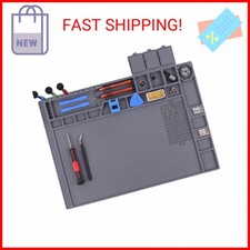 Premium Heat Resistant 932 F Magnetic Soldering Mat, 17.3'' x 11.8'' Electronics