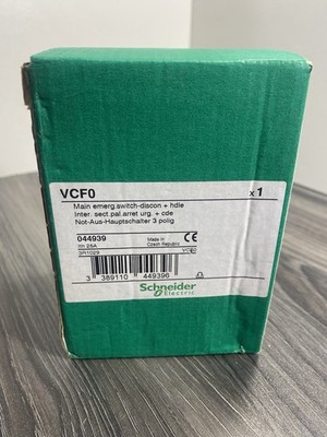 Schneider Electric VCF0 TeSys Vario Emergency Disconnect Switch w/ Handle 25A 3P