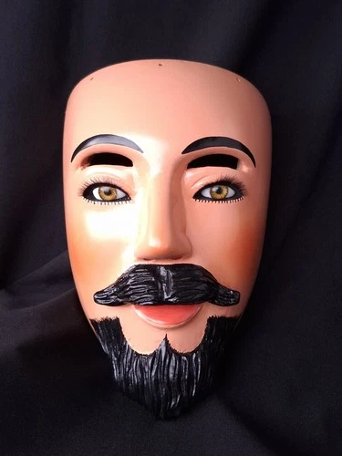 Mexican dance mask. Kurpite mask. Mexican folk art