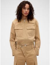 NWT Gap  Victoria Beckham Bomber Jacket Mojave Small