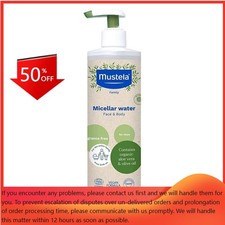 Mustela Certified Organic Micellar Baby Bath Wash Water with Olive Oil 13.5fl oz