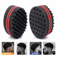 Small Holes Hair Sponge for Twists and Dreads Barber Brush for Curls Women Men