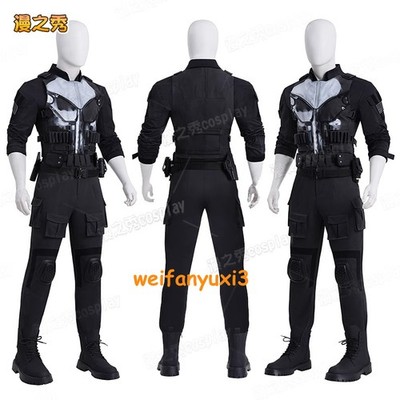 Daredevil：Born Again The Punisher Halloween Cosplay Costume Outfit Full Set Boot