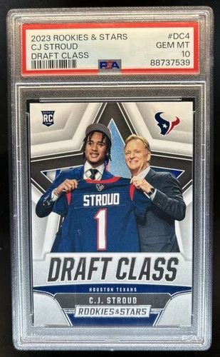 2023 Panini Rookies & Stars C.J. Stroud Draft Class RC #DC-4 Texans PSA 10