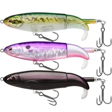 Topwater Plopper Fishing Lures for Bass, Pike, Catfish, Freshwater & Saltwater