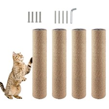 New 4 Pcs Cat Scratching Post Replacement for Indoor 15.7 x 3.1 Inches Cats Tree