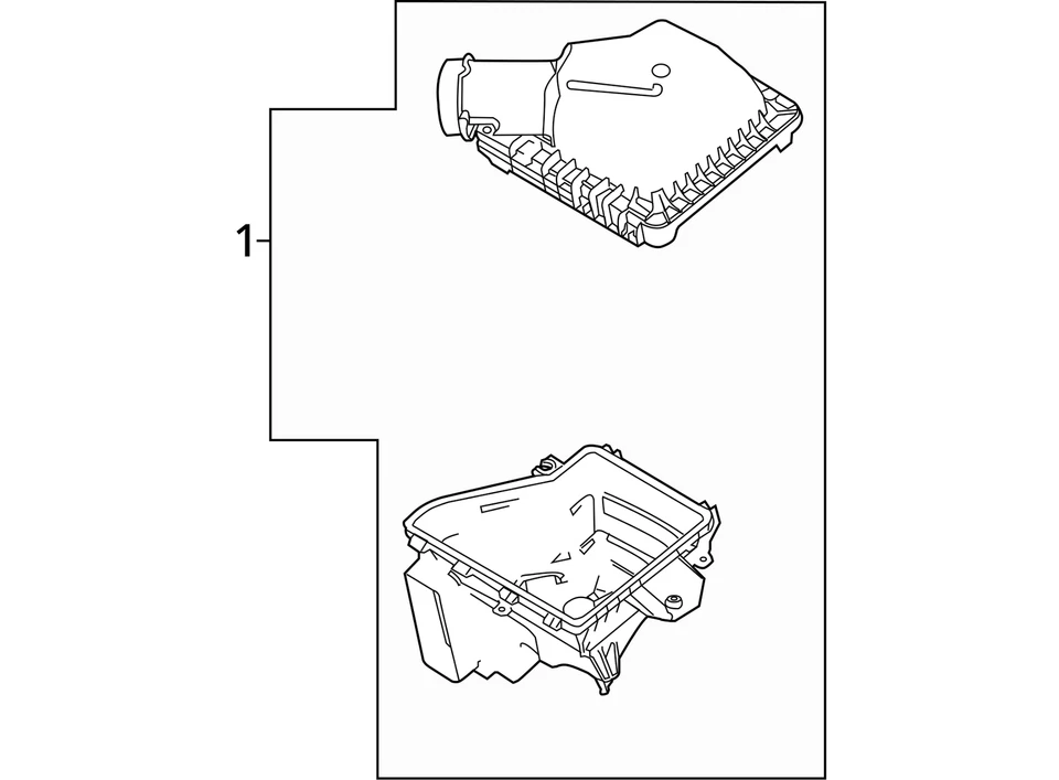 Purificador de aire 5,0 L compatible con 11-14 Mustang 4672084 Foto 3 de 3