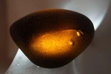 Black Sea Glass - 25g RAREST OLDEST Pirate 1800s Key West, Florida, USA #fllo30