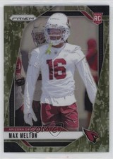 2024 Panini Prizm Rookies Forest Camo Prizm 3/15 Max Melton #376 0xi8