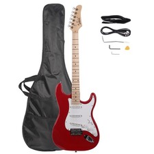 Glarry GST Electric Guitar Right Handed For Student School Band With Bag