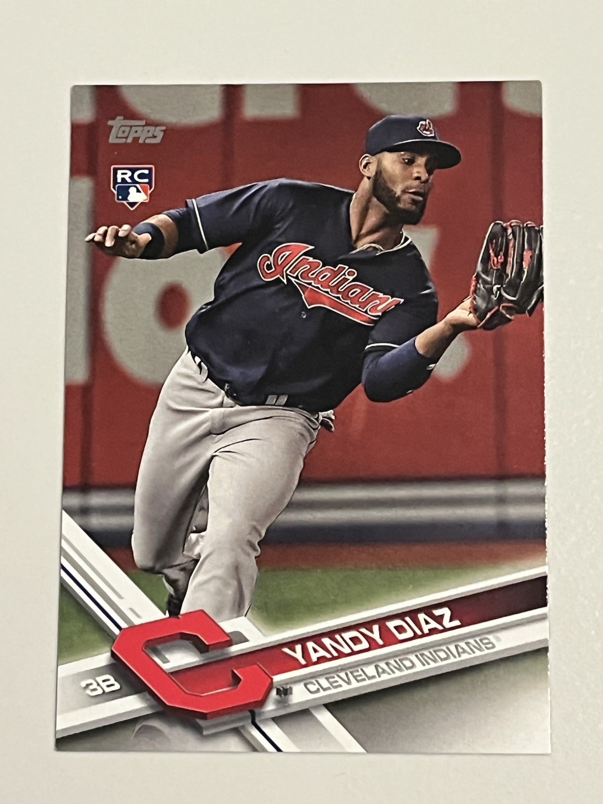 2017 Topps Update #US151 Yandy Diaz RC MLB Cleveland Indians