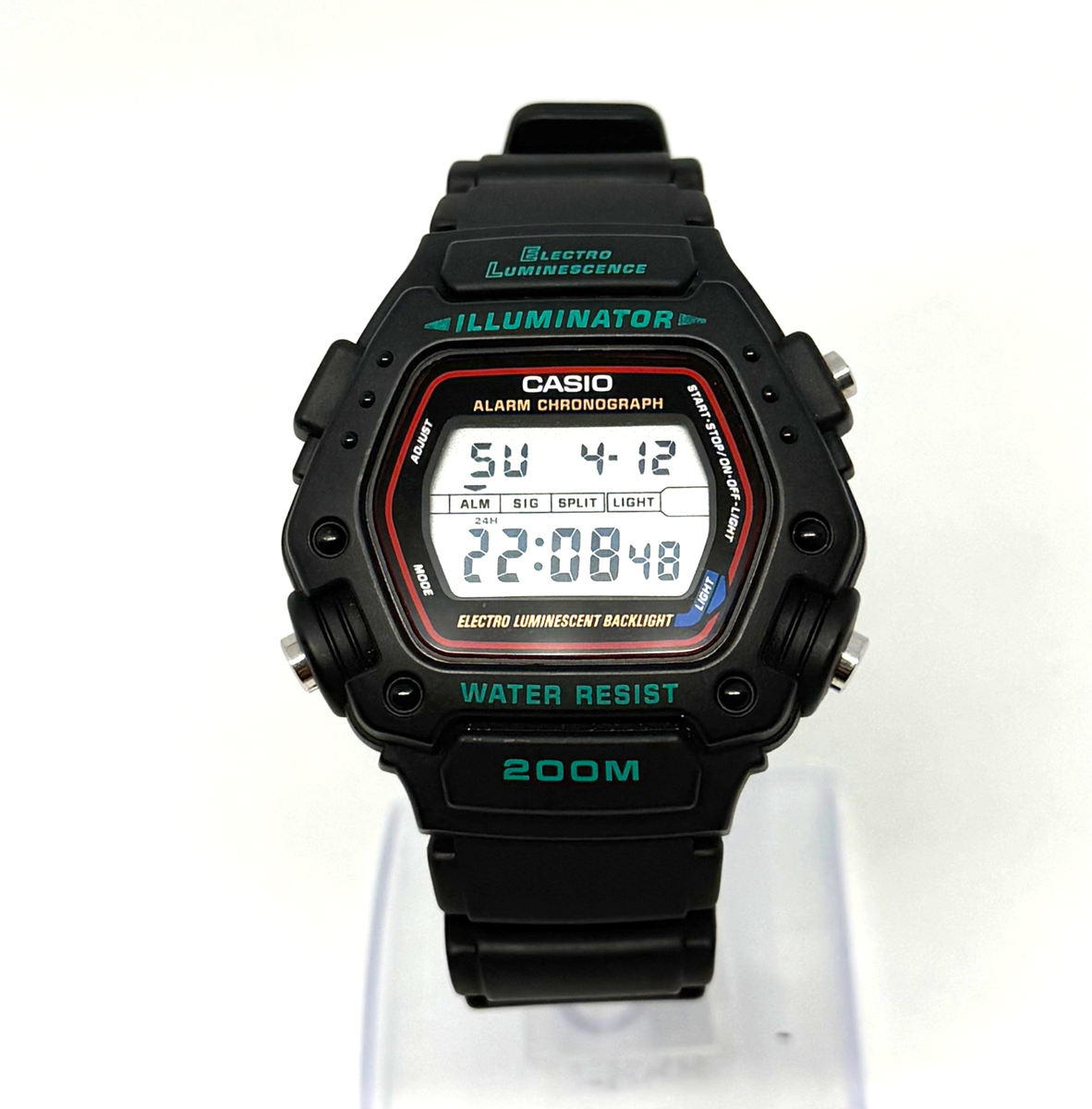 【未使用級】CASIO DW-290 200M 名作デジタル CASIO Watch DW-290 200M Waterproof Digital Watch - Excellent (No