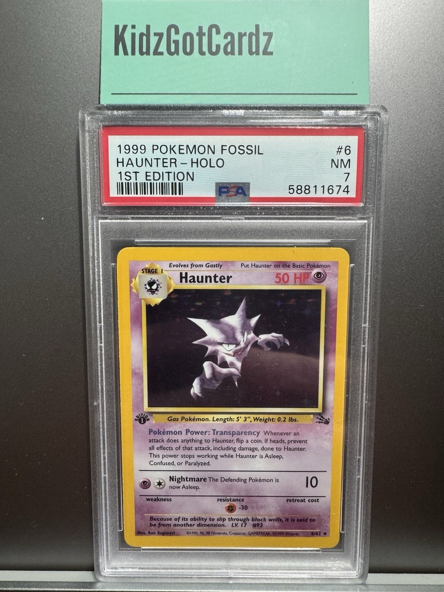 ポケモン - Haunter ゴースト 1ED 1st Edition 英語版 6/62 Haunter 6/62 Fossil Holo for sale online | eBay