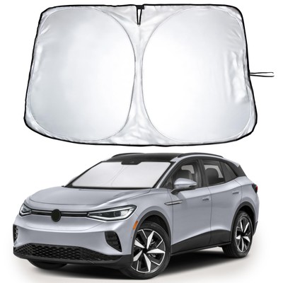 for Volkswagen 2021-2024 2025 Windshield Sunshade Compatible-EcoNour 240T Pol...