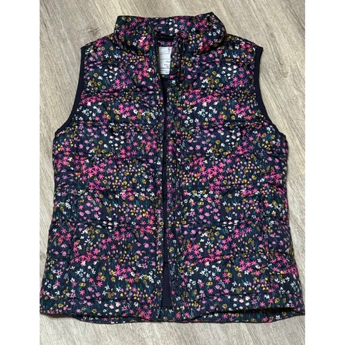 GAP Kids Floral Puffer Vest Water Resistant COLDCONTROL Large