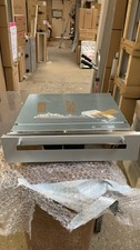 Image of Miele ESW508014 warming drawer in white with chrome handle