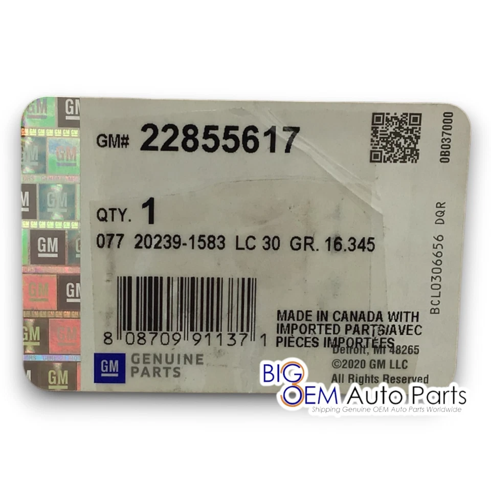 Chevrolet GMC Cadillac Driver Inside Chrome Front Door Handle new OEM 22855617 - Image 4 of 4