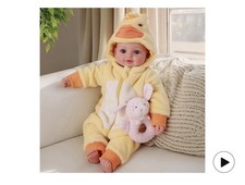 BABESIDE Value 5-Piece Realistic Baby Doll Set Missing pacifier