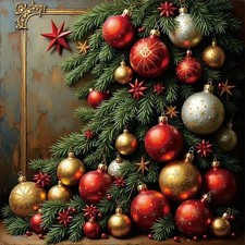 Christmas Ball Garland Diamond Art Kits for Adults, 5D Diamond Painting Kits ...
