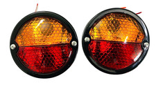 Fit For Massey Tractor Jeep Willys Rear Tail Brake Light Pair #S92