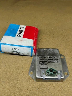 Mopar 3874520 Voltage Regulator 1970-1987 Dodge Plymouth Chrysler NOS - Bild 1 von 4
