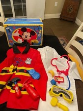 Disney Junior Micky Mouse Helping Hand Dress Up Trunk Fireman Doc 1 pc missing