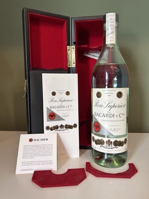 Rum Bacardi Superior Heritage altes Sammlerstück Ron Rarität Rhum