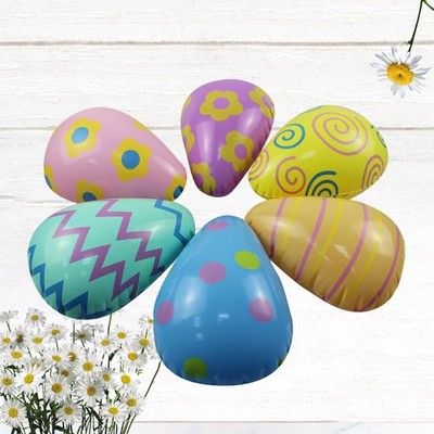  6 PCS Ballon-Osterei-Spielzeug Luftballon Deko Eier Geburtstagsparty-Dekoration