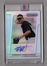 Manny Machado RC 2013 Prizm #RMM Silver Prizm Rookie Auto SSP 21/25