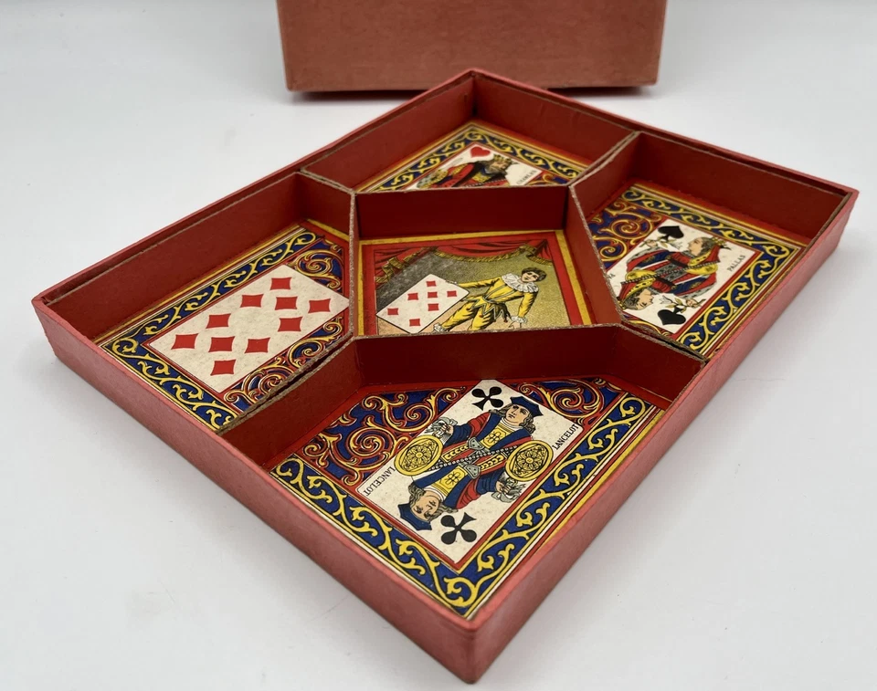 Jeu du Nain Jaune en carton rose - Format moyen - 1960’s - Très Bon Etat - Photo 2/4