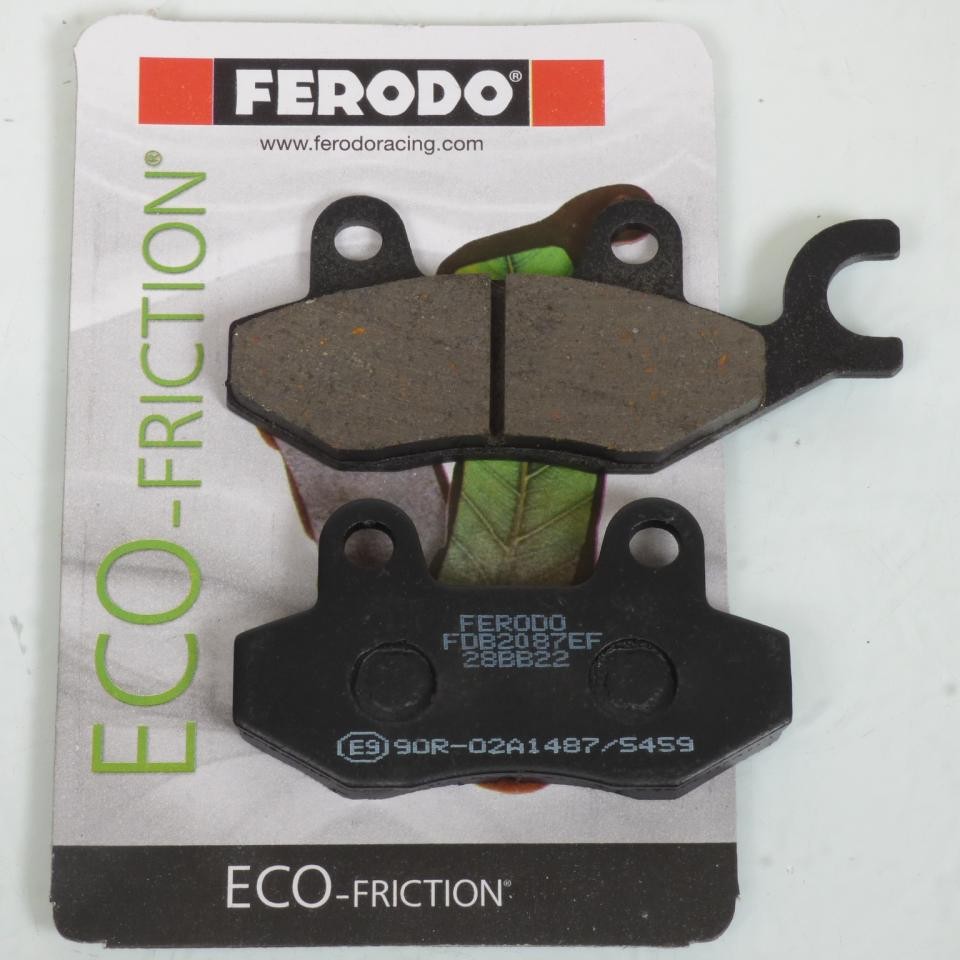 Plaquette de frein Ferodo pour réparer le freinage avant du Kymco Dink 50