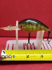 Vintage REBEL Early Deep Wee R Crankbait Fishing Lure Classic =Yellow Fish Image