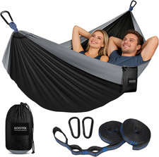 Camping Hammock, Portable Hammocks with Tree Straps  Attached Carry Bag, Campin