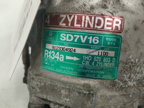 1H0820803D klimakompressor 487205 SEAT CORDOBA BERLINA 6K2 DREAM 1997- 1996