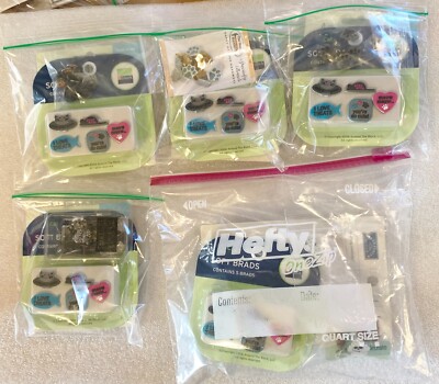 5 Diff Sets of Decorative Cat & Flower Themed Brads-Assorted Brands  -You Choose