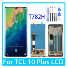 OLED For TCL 10 Plus T782 LCD Display Touch Screen Digitizer Assembly With Frame